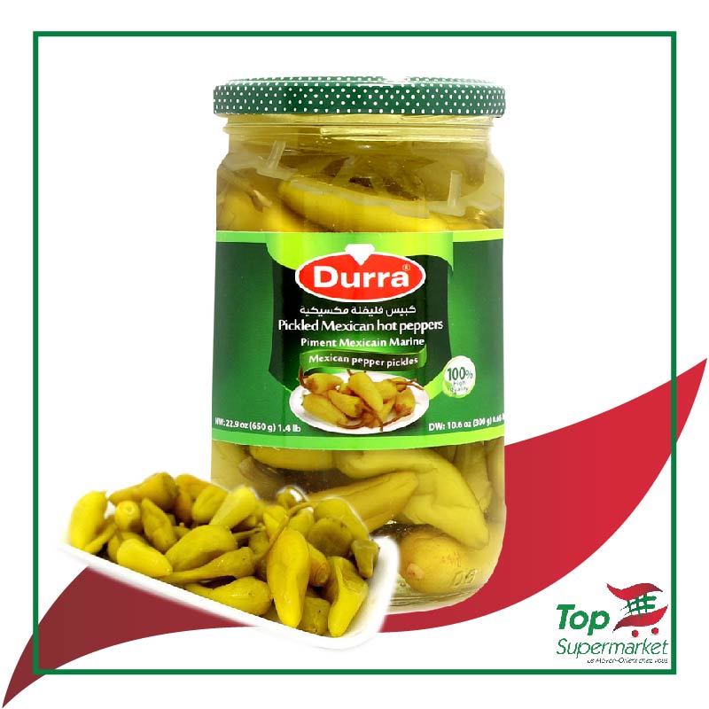 Durra Pickled Peppers Mexican (Glas) 650gr